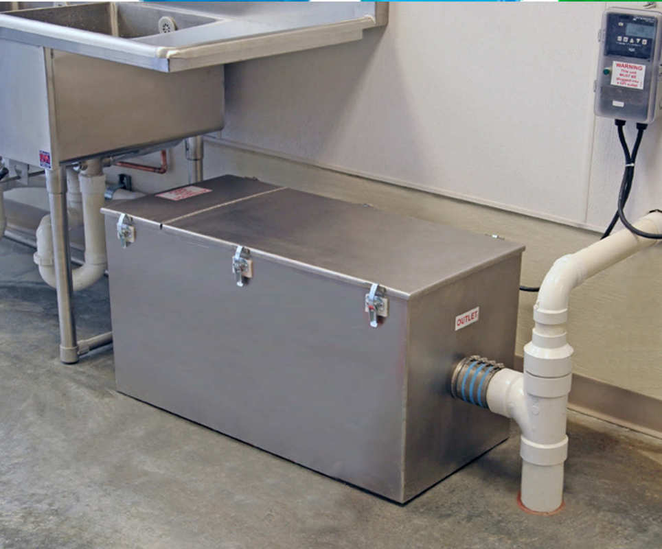 kitchen sink grease trap for greywater recycling