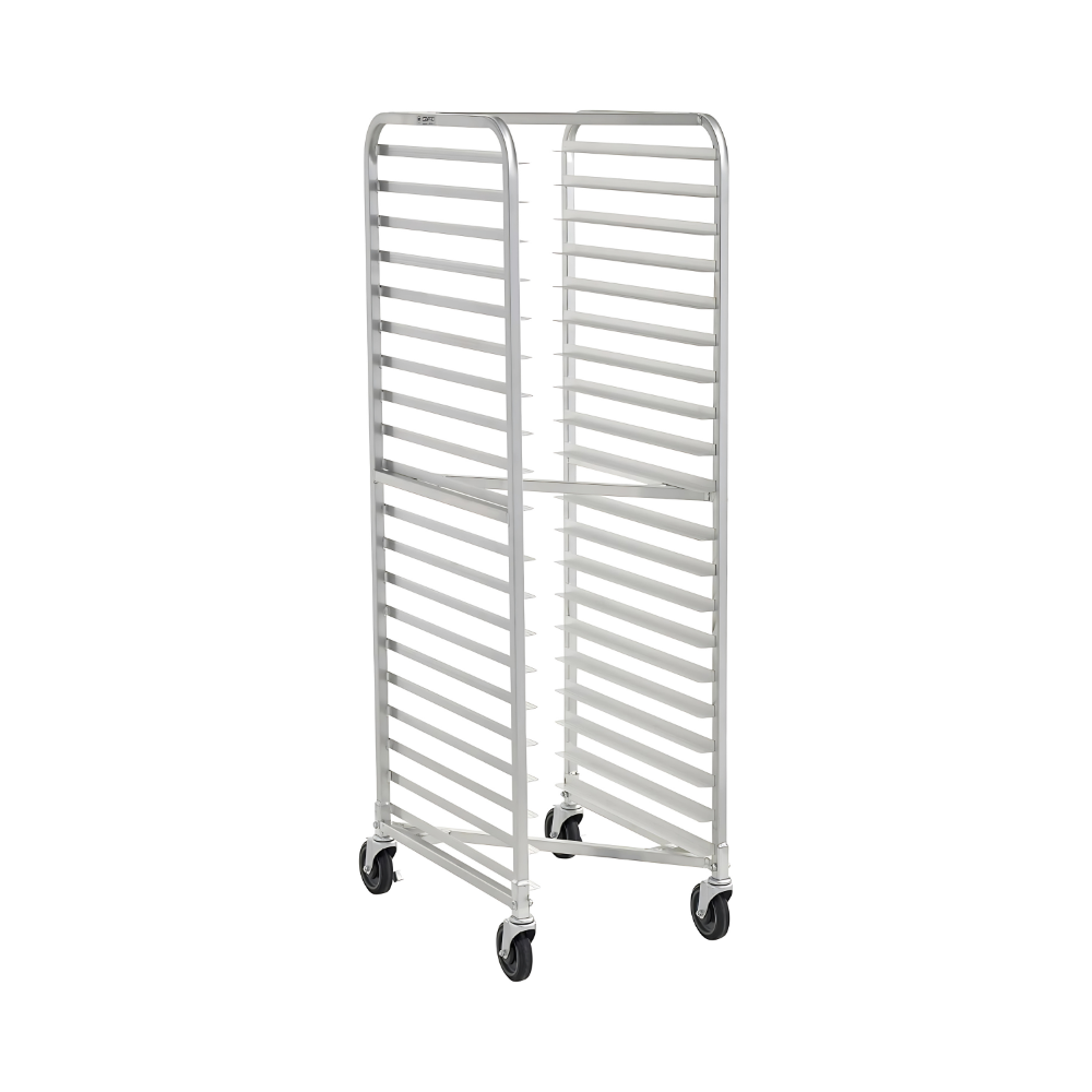 SS BAKERY OVEN TROLLEY CAPACITY : 18 TRAYS TRAY SIZE : 600 X 800 MM