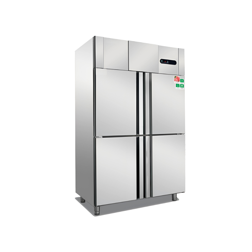 4 DOOR VERICALCHILLER Technical Specifications Gross Volume : 1109 Liters Net Weight : 168 kg Temperature Range: -7°C to 25°C