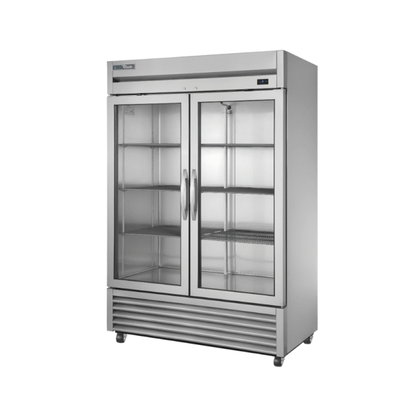 2 DOOR VERICAL CHILLER (Glass Door) Temperature Range: -7°C to -25°C Capacity : 628 Liters