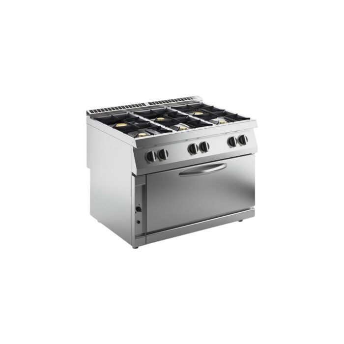 6 BURNER COOKING RANGE WITH OVEN